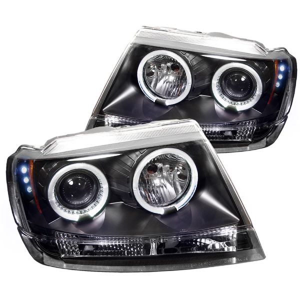 1999-2004 Jeep Grand Cherokee Headlight Set (Spyder)