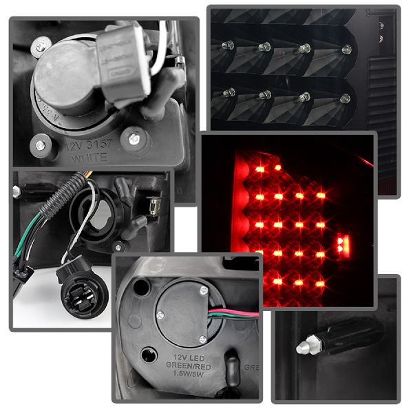 2002-2006 Dodge Ram 1500 Tail Light Set (Spyder)