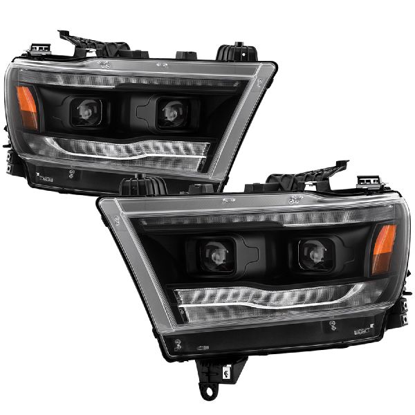 2019-2020 Ram 3500 Headlight Set (Spyder)