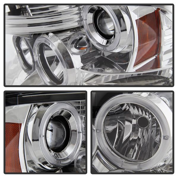 2011-2016 Ram 1500 Headlight Set (Spyder)