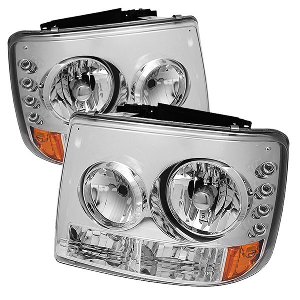 1999-2002 Chevrolet Silverado 2500 Headlight Set (Spyder)