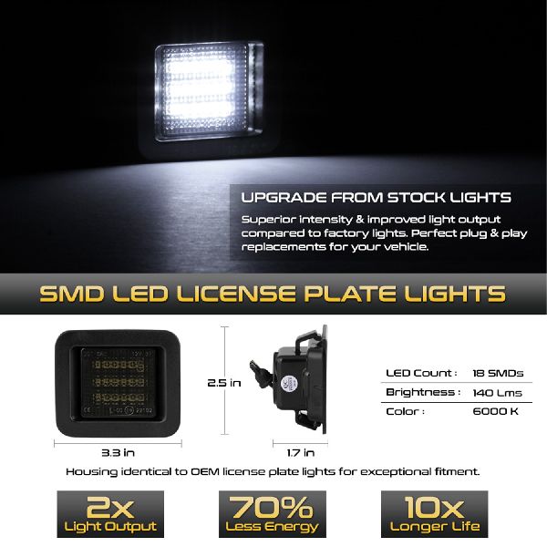 2015-2018 Ford F-150 License Plate Light (Spyder)