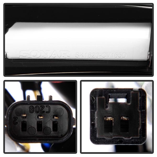 2016-2019 Honda Civic Tail Light Set (Spyder)