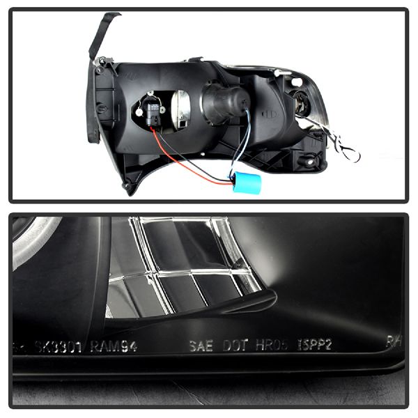 1994-2001 Dodge Ram 1500 Headlight Set (Spyder)
