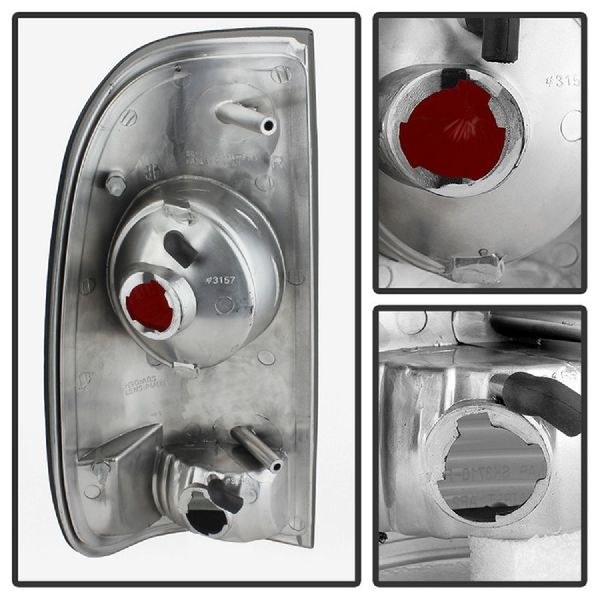 1999-2007 Ford F-550 Super Duty Tail Light Set (Spyder)