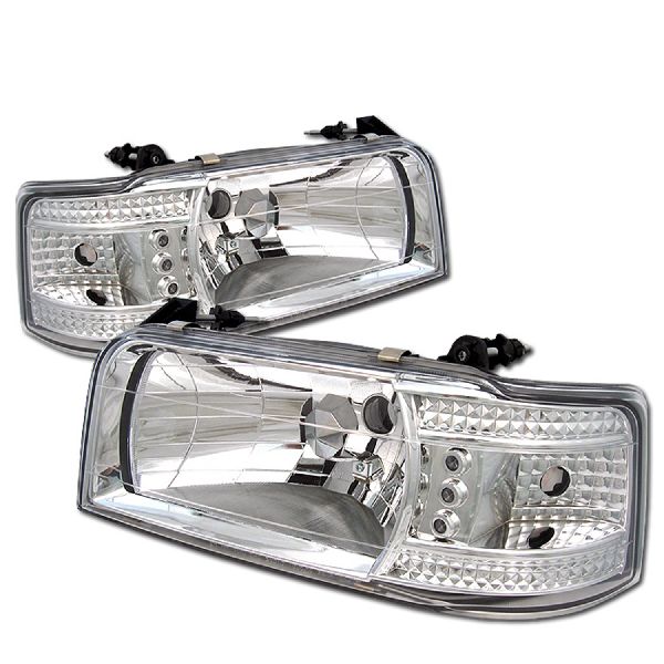 1992-1996 Ford F-150 Headlight Set (Spyder)