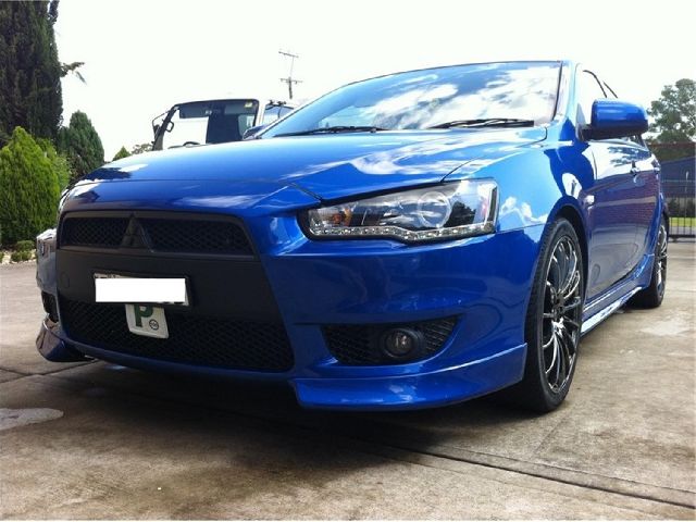 2008-2014 Mitsubishi Lancer Headlight Set (Spyder)