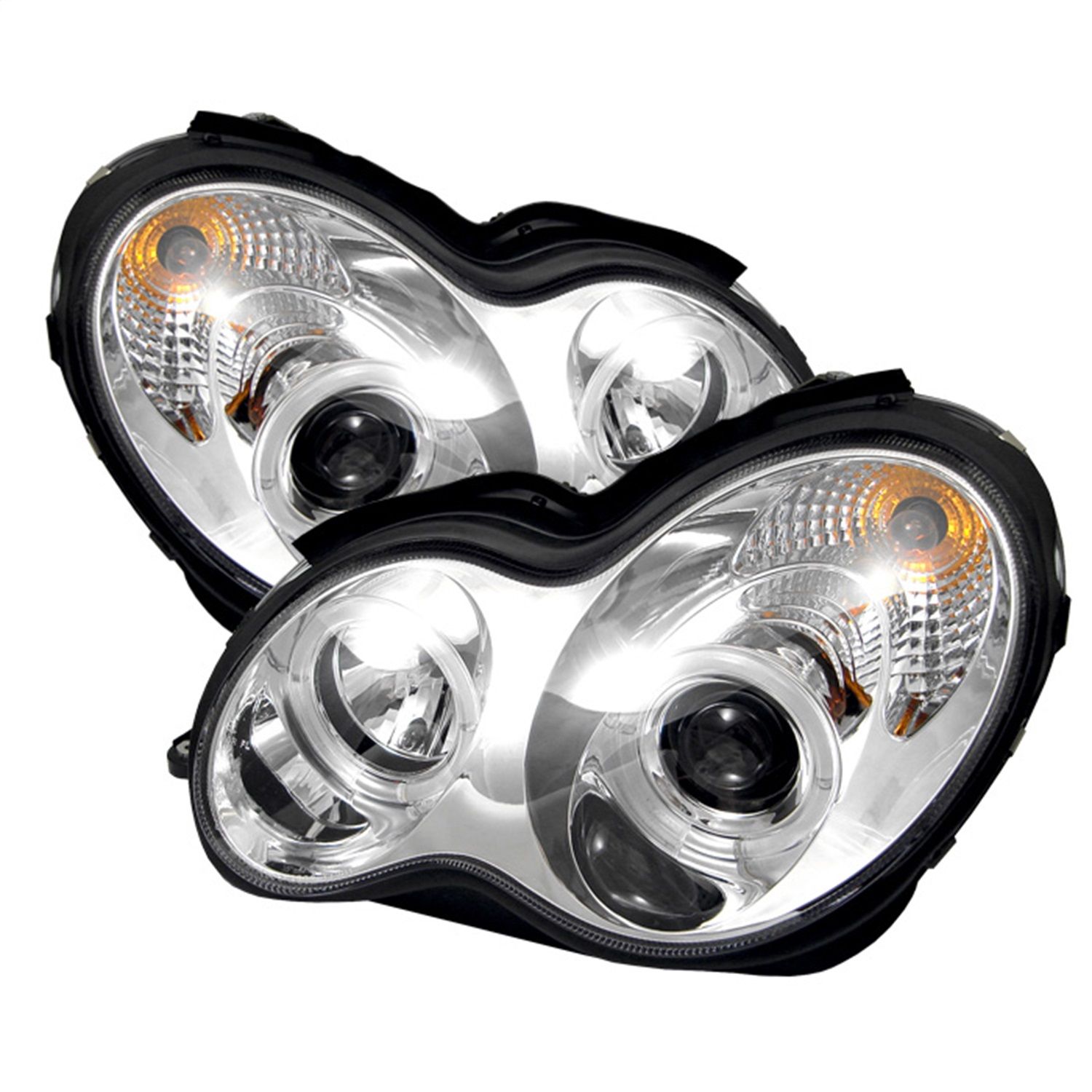 2005, 2004, 2003, 2002, 2001 Mercedes-Benz C240 2001-2005 Mercedes-Benz C230 Headlight Set