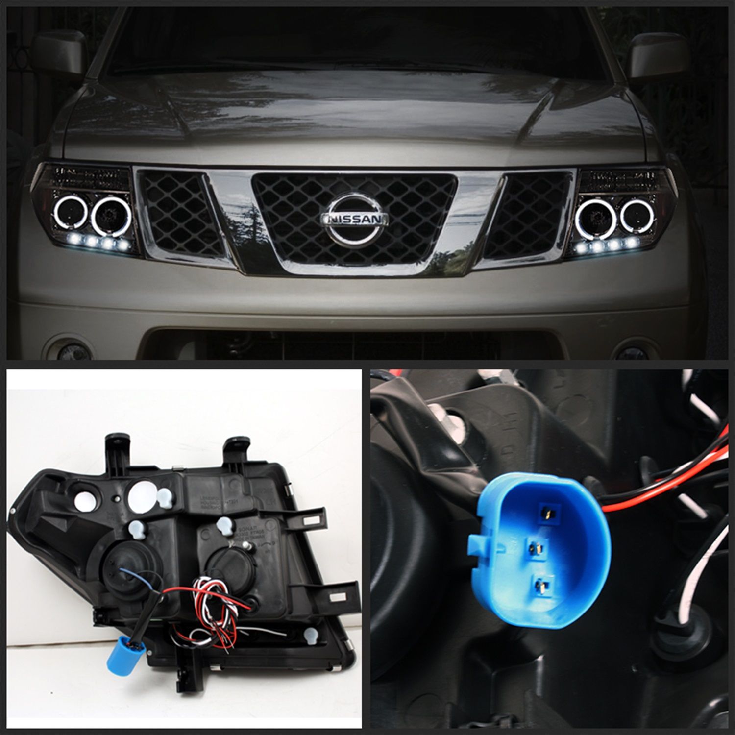 2008, 2007, 2006, 2005 Nissan Frontier Headlight Set