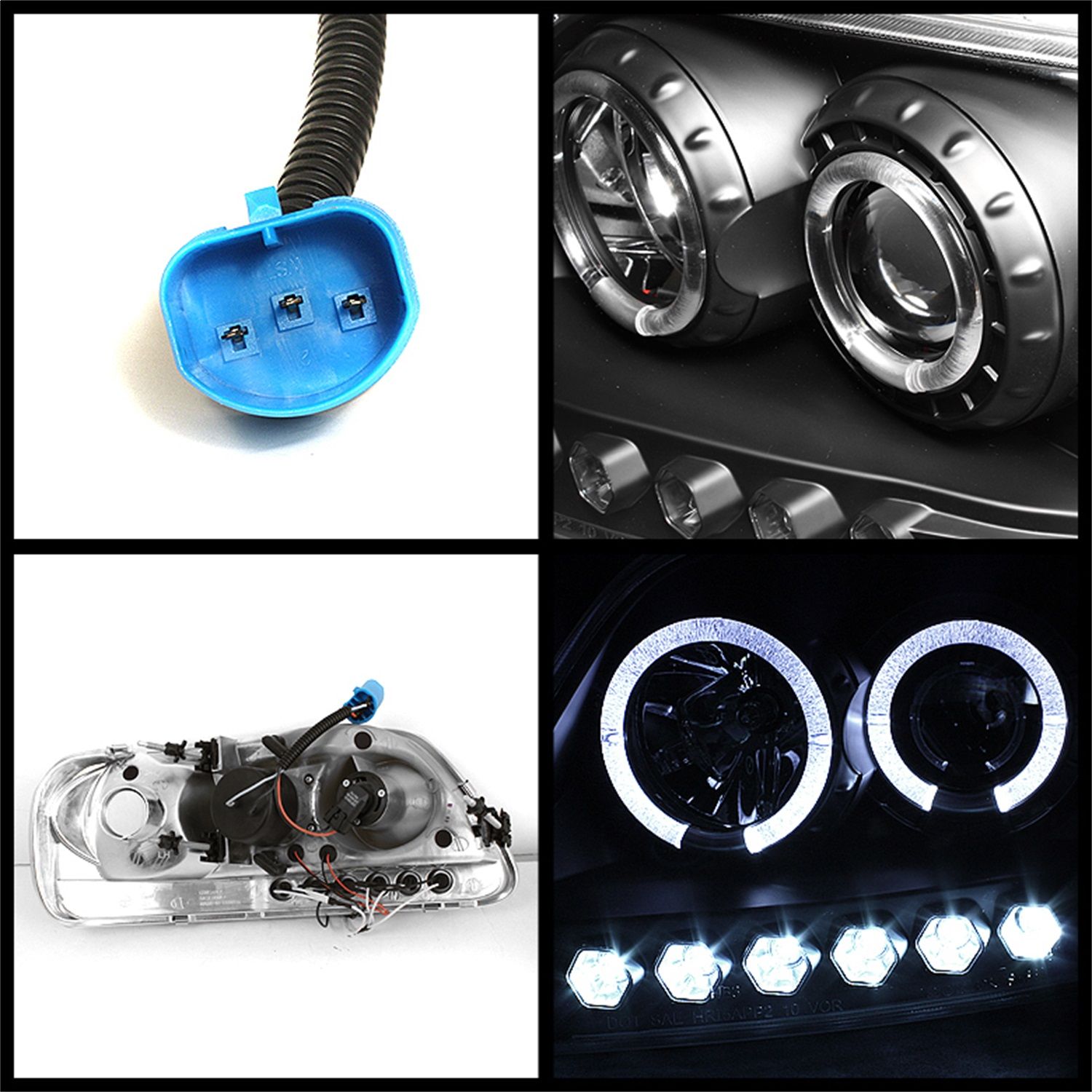 2003, 2002, 2001, 2000, 1999, 1998, 1997 Ford F-150 Headlight Set
