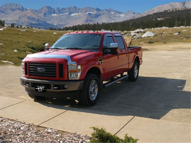 2008-2010 Ford F-550 Super Duty Hood Deflector (Stampede)