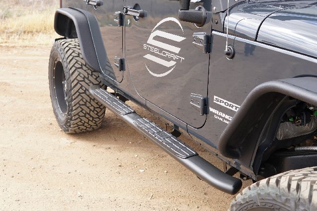 2007-2018 Jeep Wrangler Step Nerf Bar (Steelcraft)