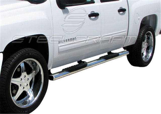 2001-2006 GMC Sierra 3500 Step Nerf Bar (Steelcraft)