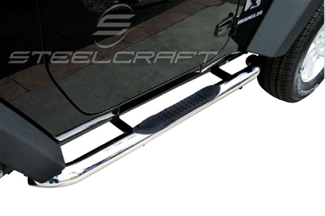 2007-2018 Jeep Wrangler Step Nerf Bar (Steelcraft)