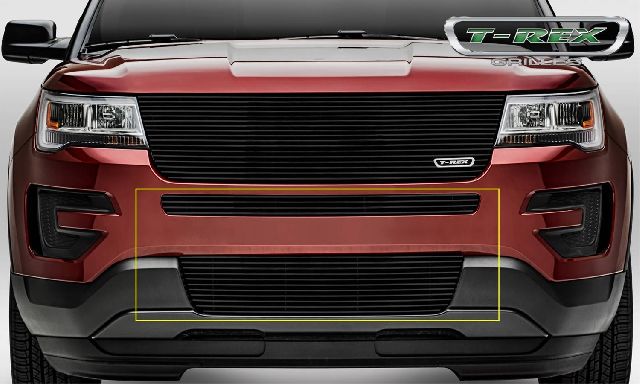2016-2017 Ford Explorer Bumper Grille Insert (T-Rex)
