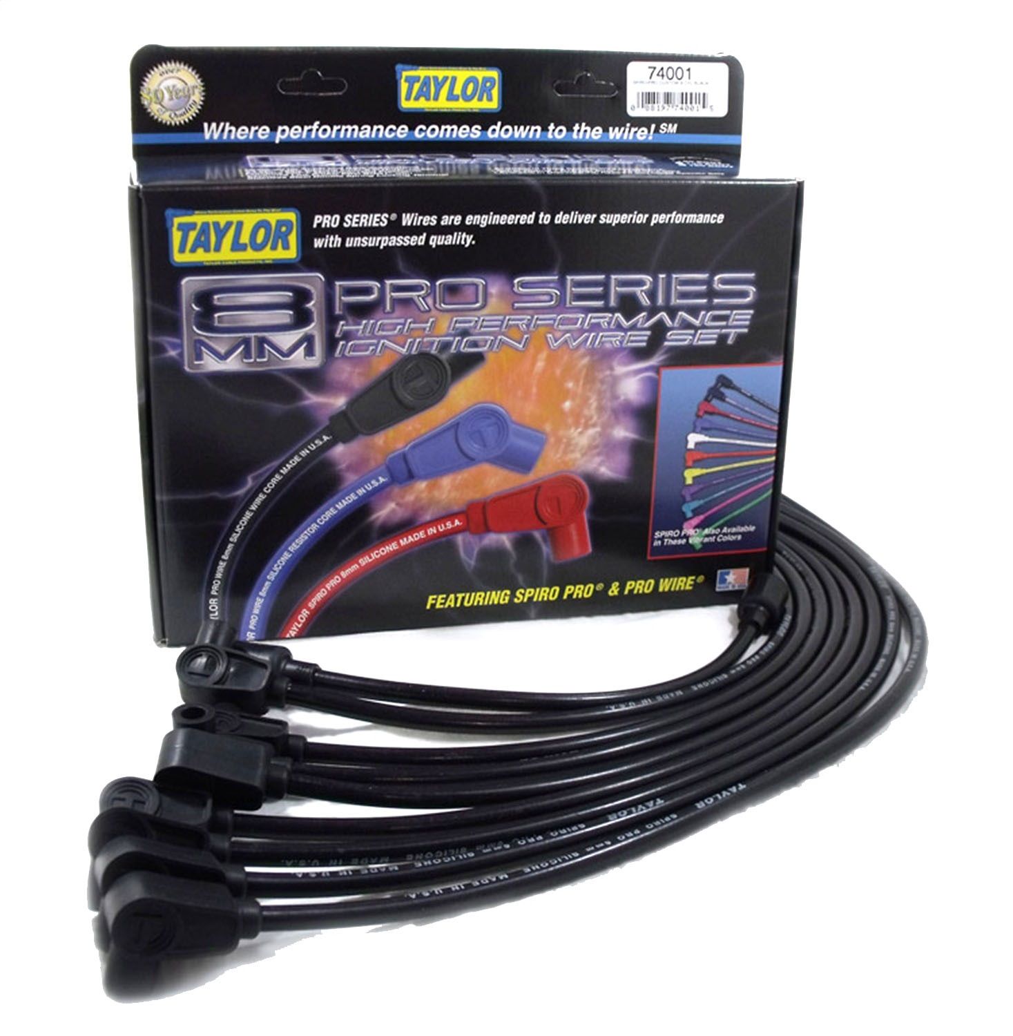 1995, 1994, 1993, 1992, 1991, 1990, 1989, 1988, 1987, 1986 Chevrolet Astro Spark Plug Wire Set