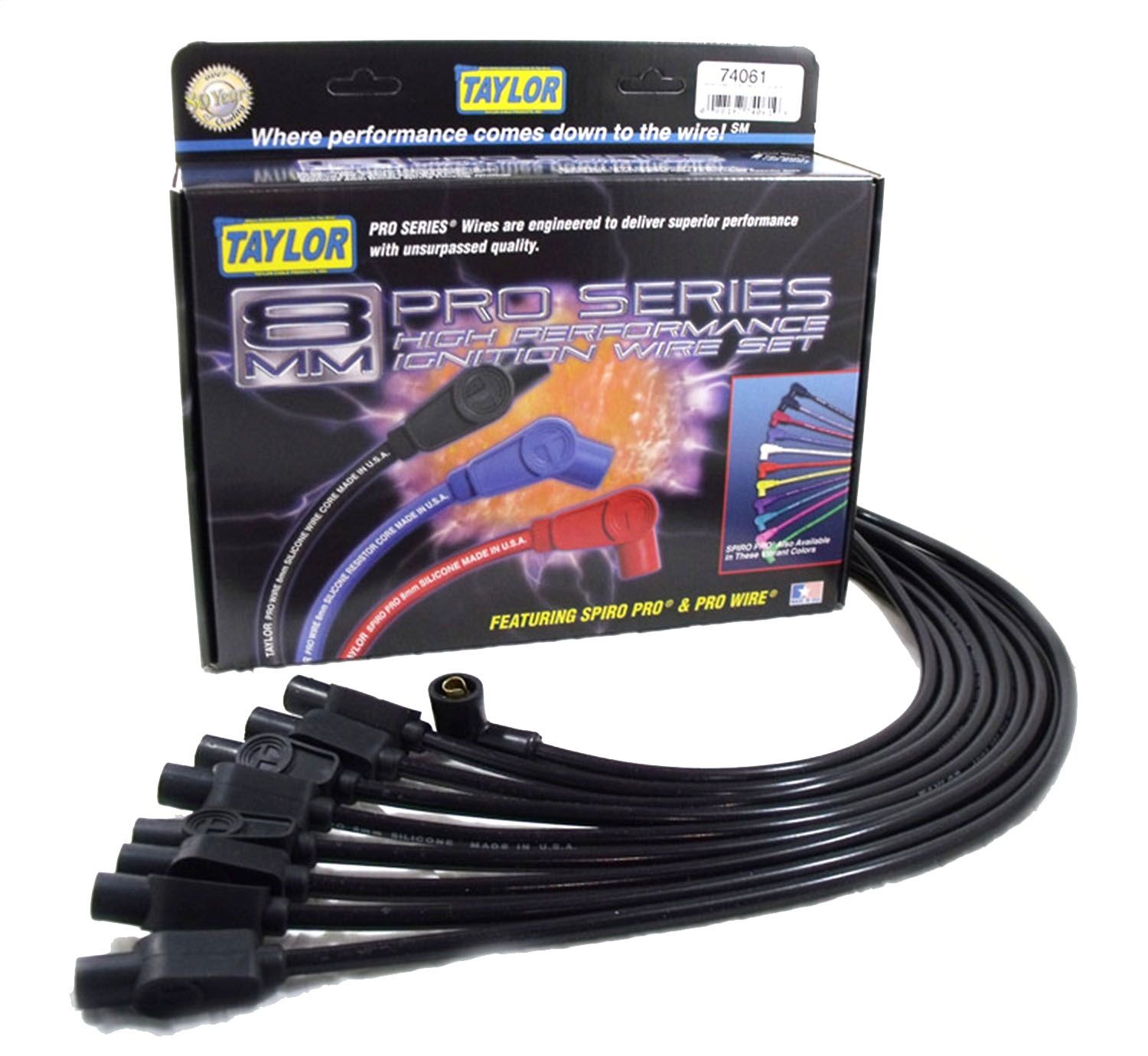 1973, 1972, 1971, 1970, 1969 Ford Mustang Sedan Spark Plug Wire Set