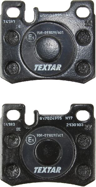 1995-1997 Mercedes-Benz C280 Disc Brake Pad Set - Rear (Textar)