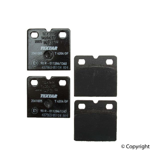 2003-2005 Jaguar S-Type Disc Brake Pad Set - Rear (Textar)