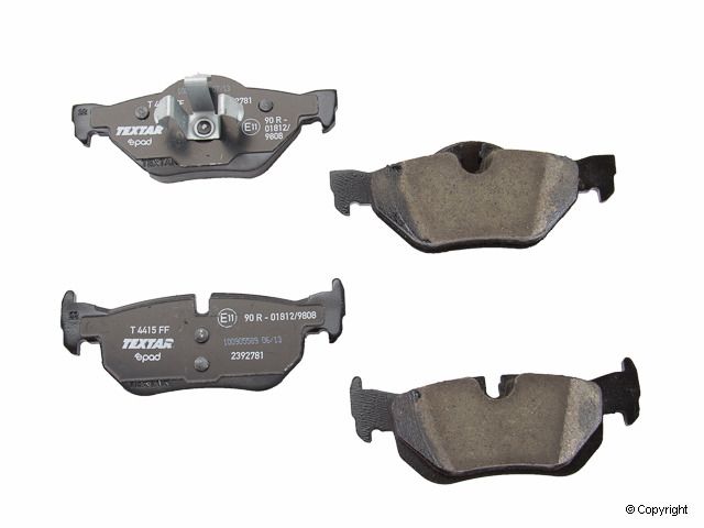 2007-2013 BMW 328i Disc Brake Pad Set - Rear (Textar)