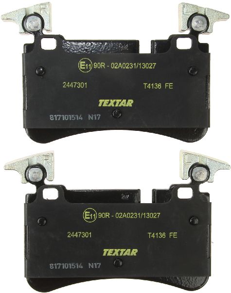 2004-2011 Mercedes-Benz SL600 Disc Brake Pad Set - Rear (Textar)