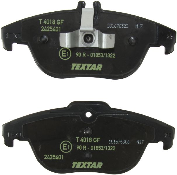2013-2015 Mercedes-Benz GLK250 Disc Brake Pad Set - Rear (Textar)