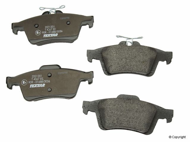2009-2011 Mazda 3 Disc Brake Pad Set - Rear (Textar)