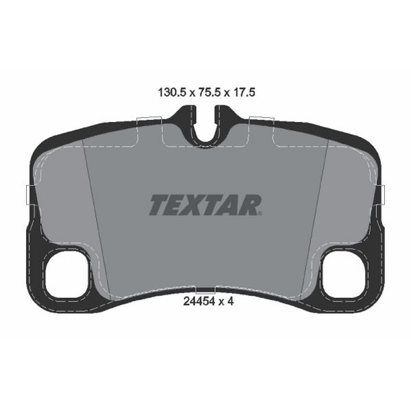 2009-2012 Porsche 911 Disc Brake Pad Set - Rear (Textar)