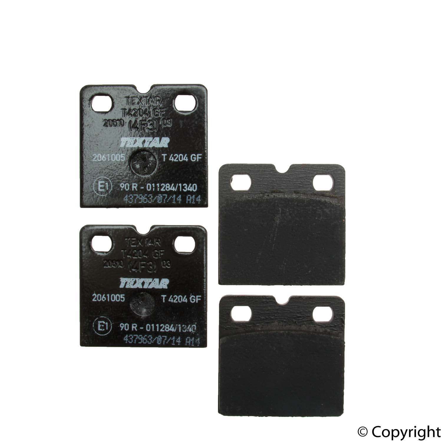 2015, 2014, 2013, 2012, 2011, 2010, 2009, 2008, 2007 Jaguar XK Disc Brake Pad Set