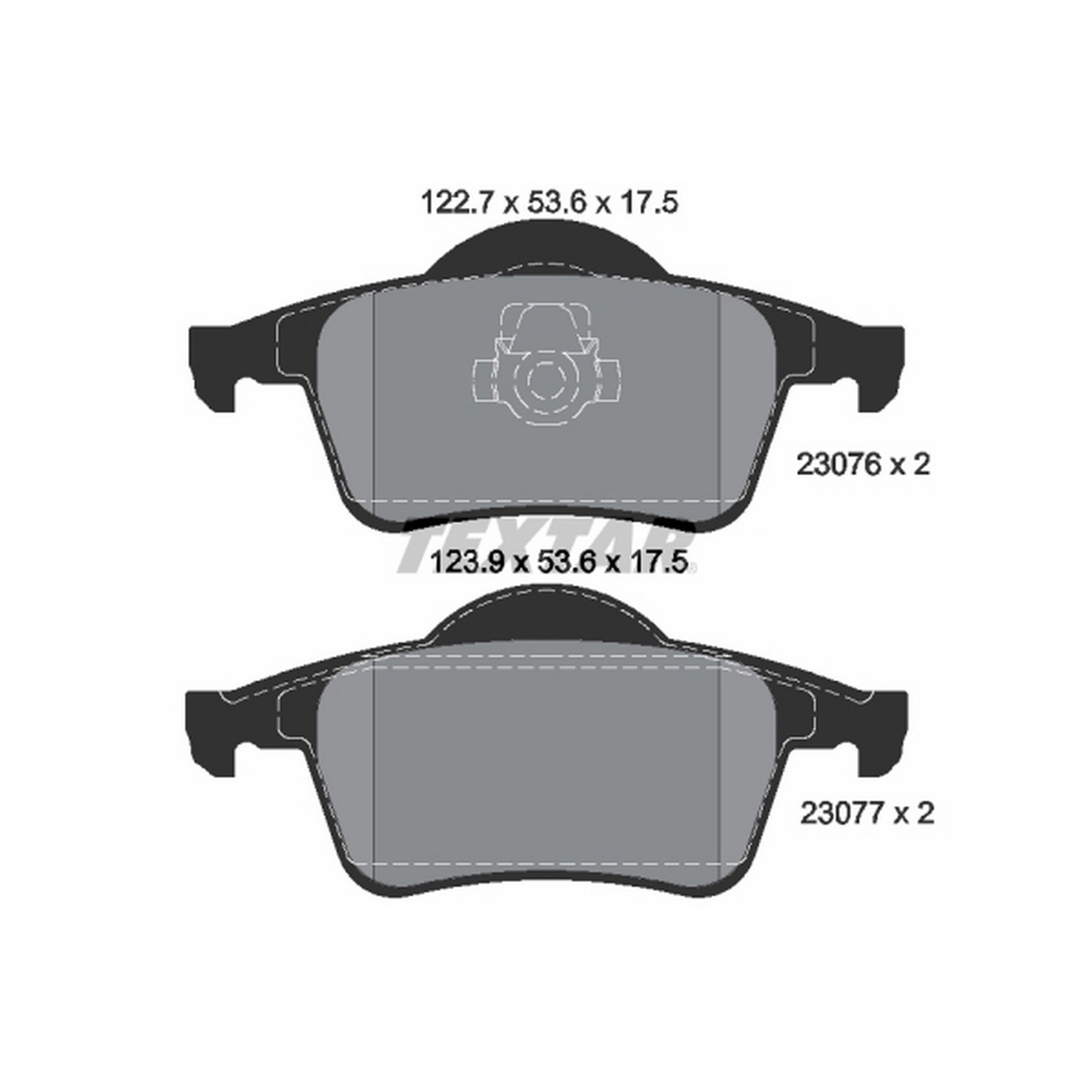 2006, 2005, 2004, 2003, 2002, 2001, 2000, 1999 Volvo S80 Disc Brake Pad Set