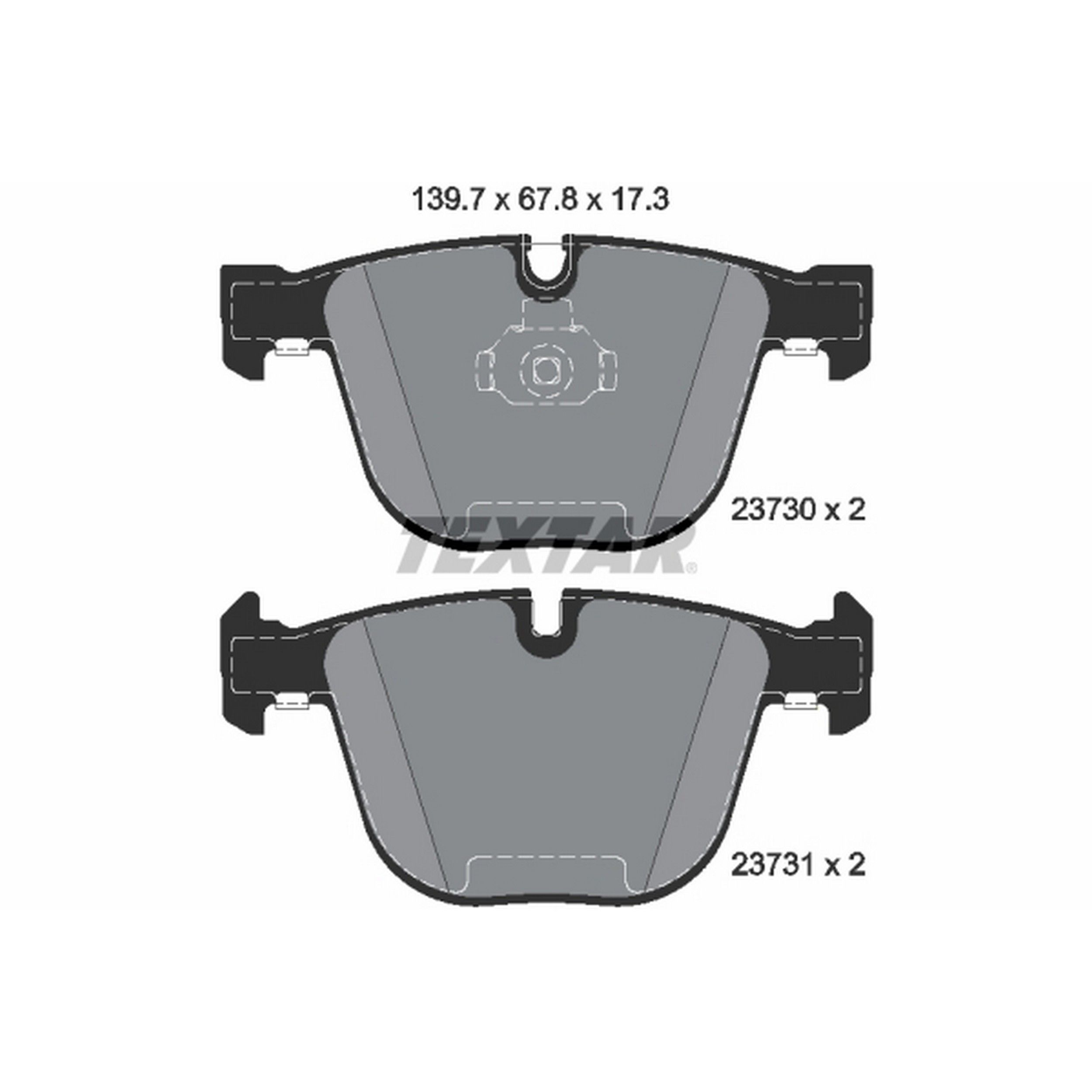 2013, 2012, 2011, 2010, 2009, 2008 BMW M3 Series M Disc Brake Pad Set