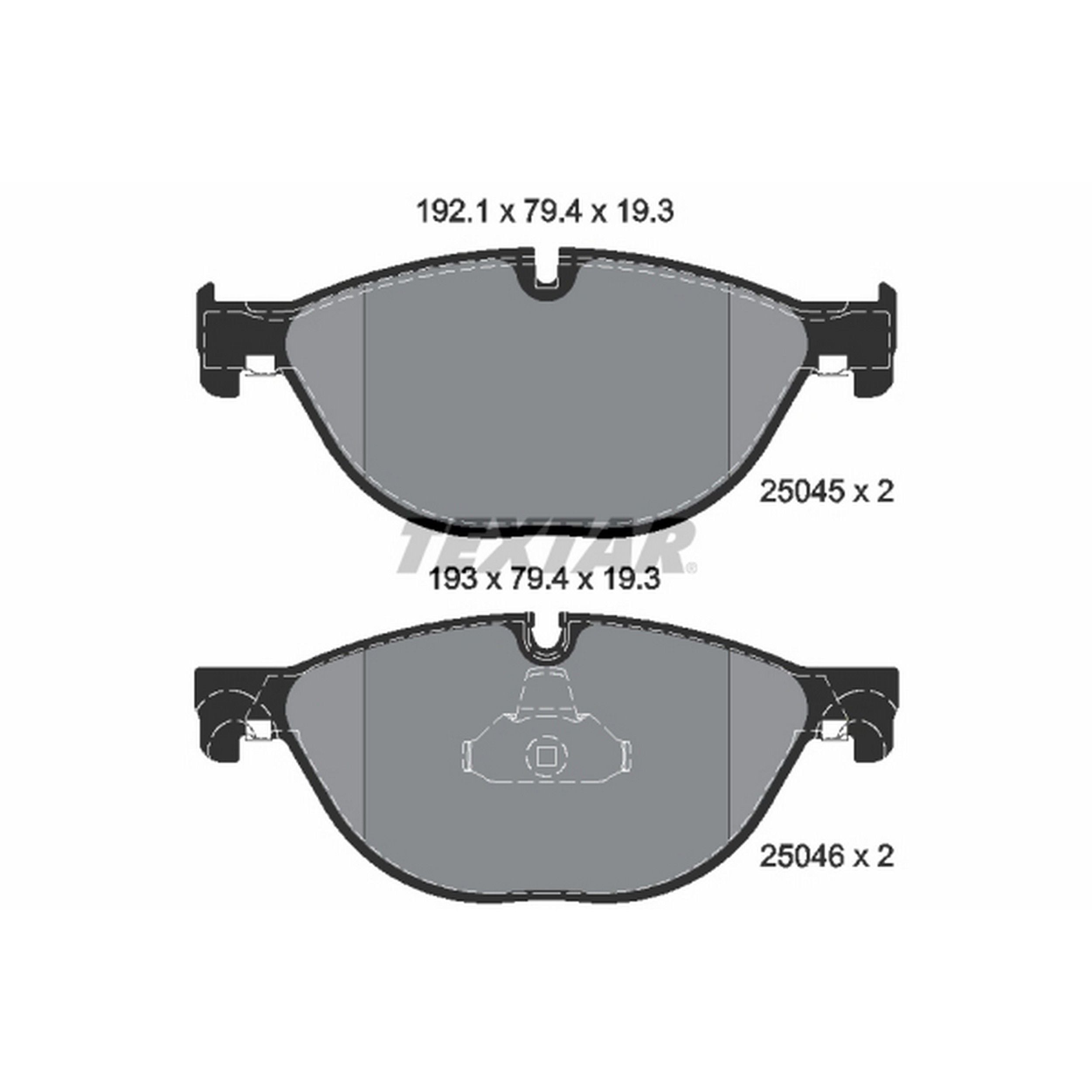2013, 2012, 2011, 2010 BMW 528i Disc Brake Pad Set