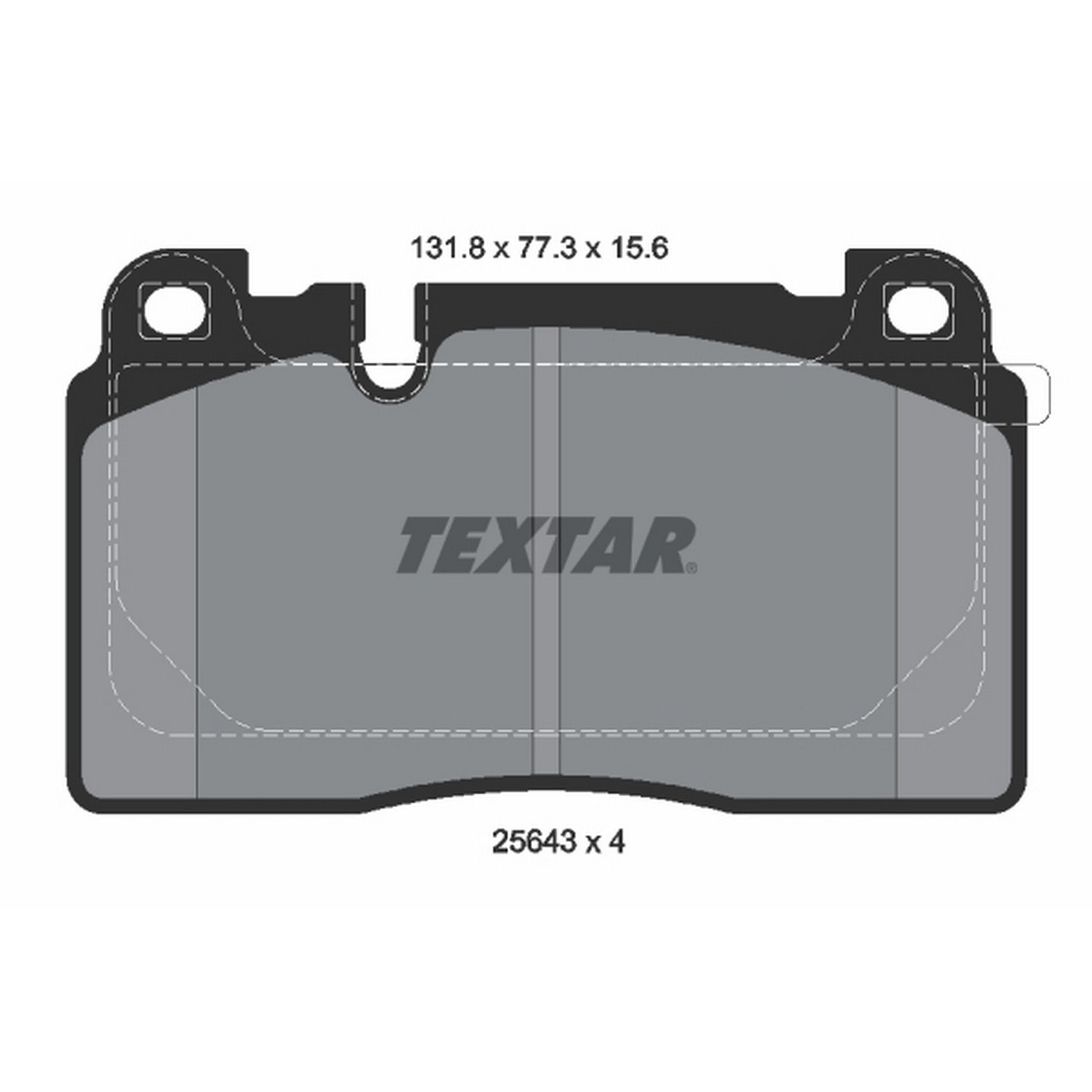 2017, 2016, 2015, 2014 Audi SQ5 Disc Brake Pad Set