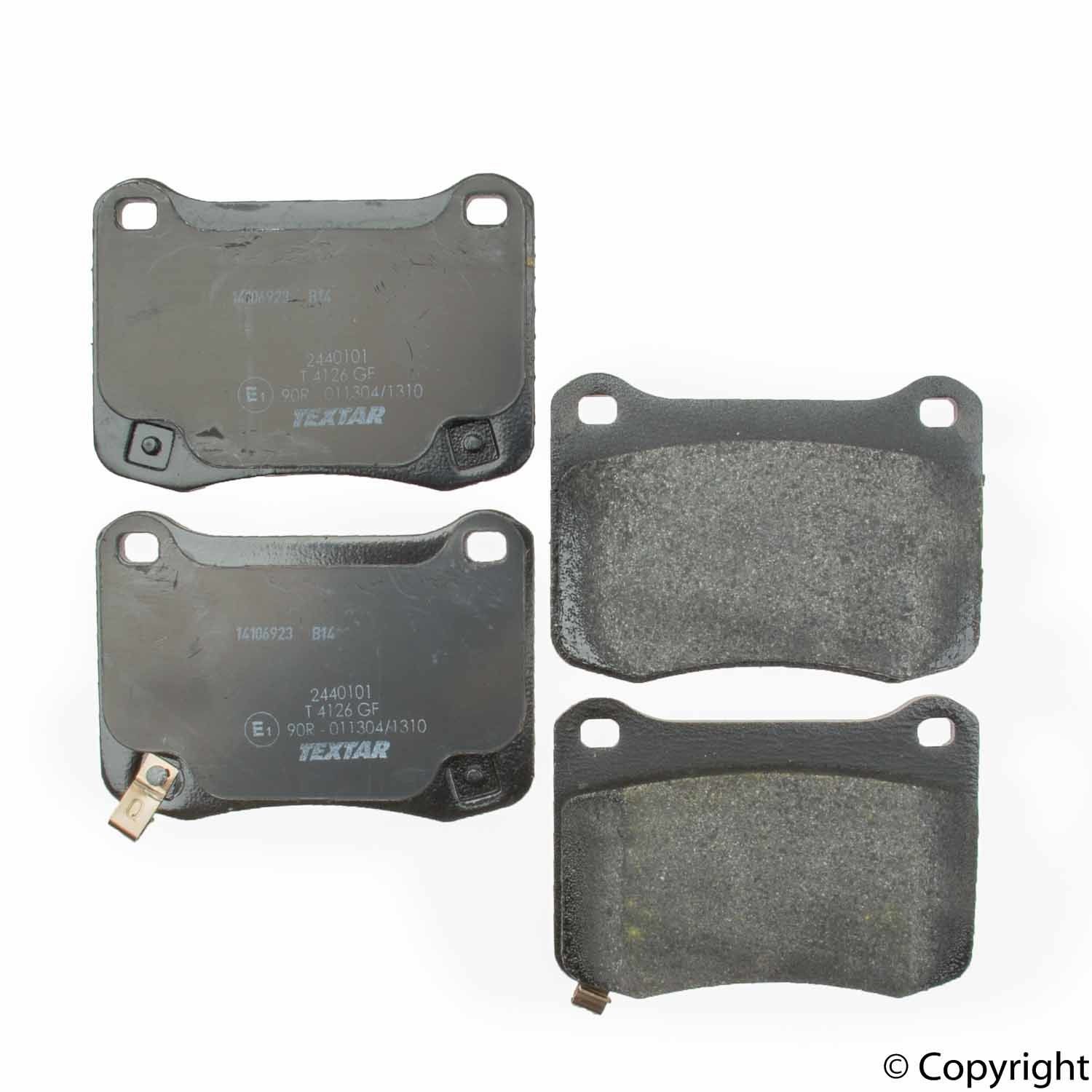 2014, 2013, 2012, 2011, 2010, 2009, 2008 Lexus IS F F Disc Brake Pad Set