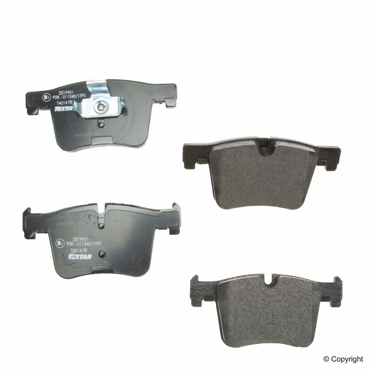 2020, 2019, 2018, 2017, 2016, 2015, 2014, 2013, 2012, 2011, 2010, 2009 BMW X3 Disc Brake Pad Set