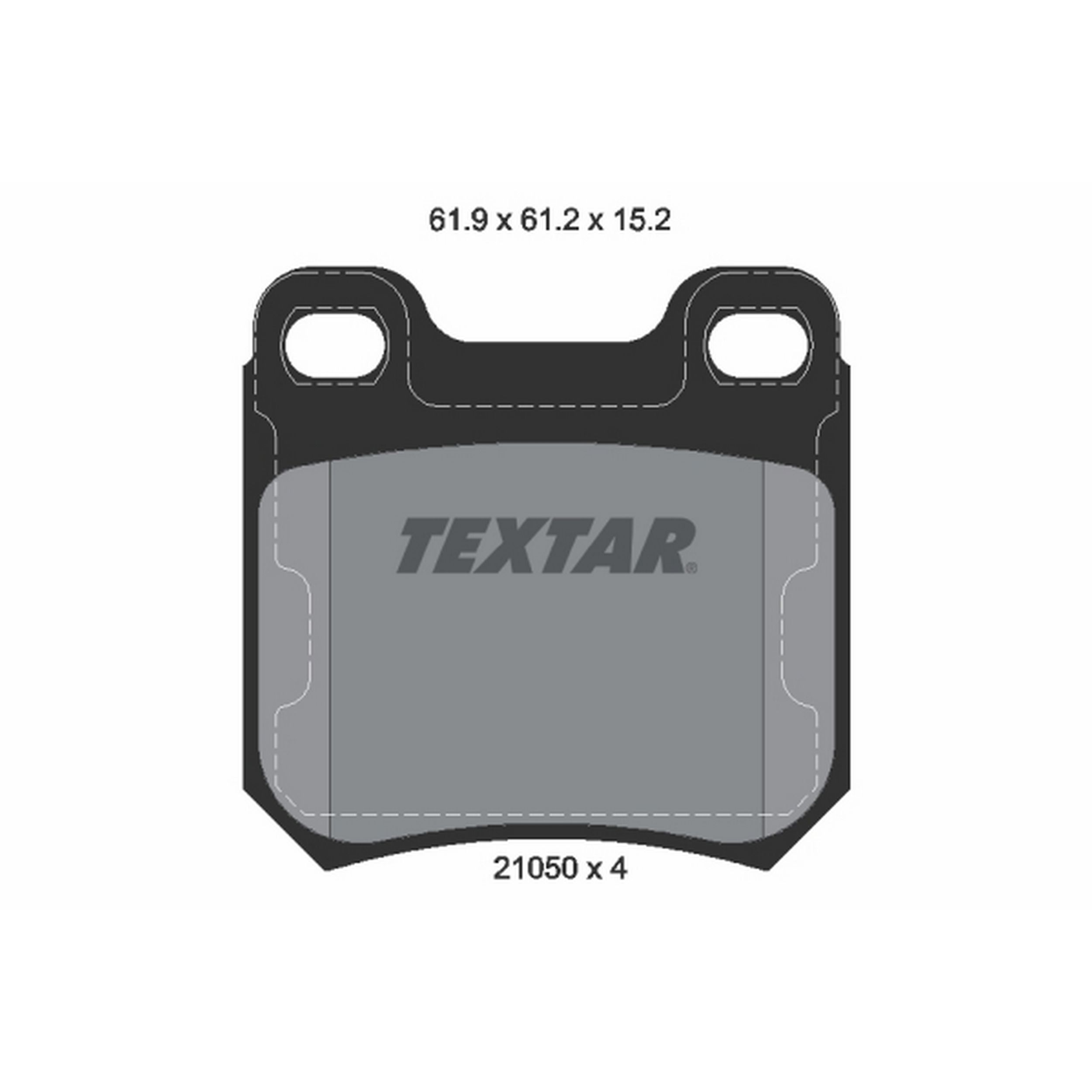 1998, 1997 Saab 900 Disc Brake Pad Set