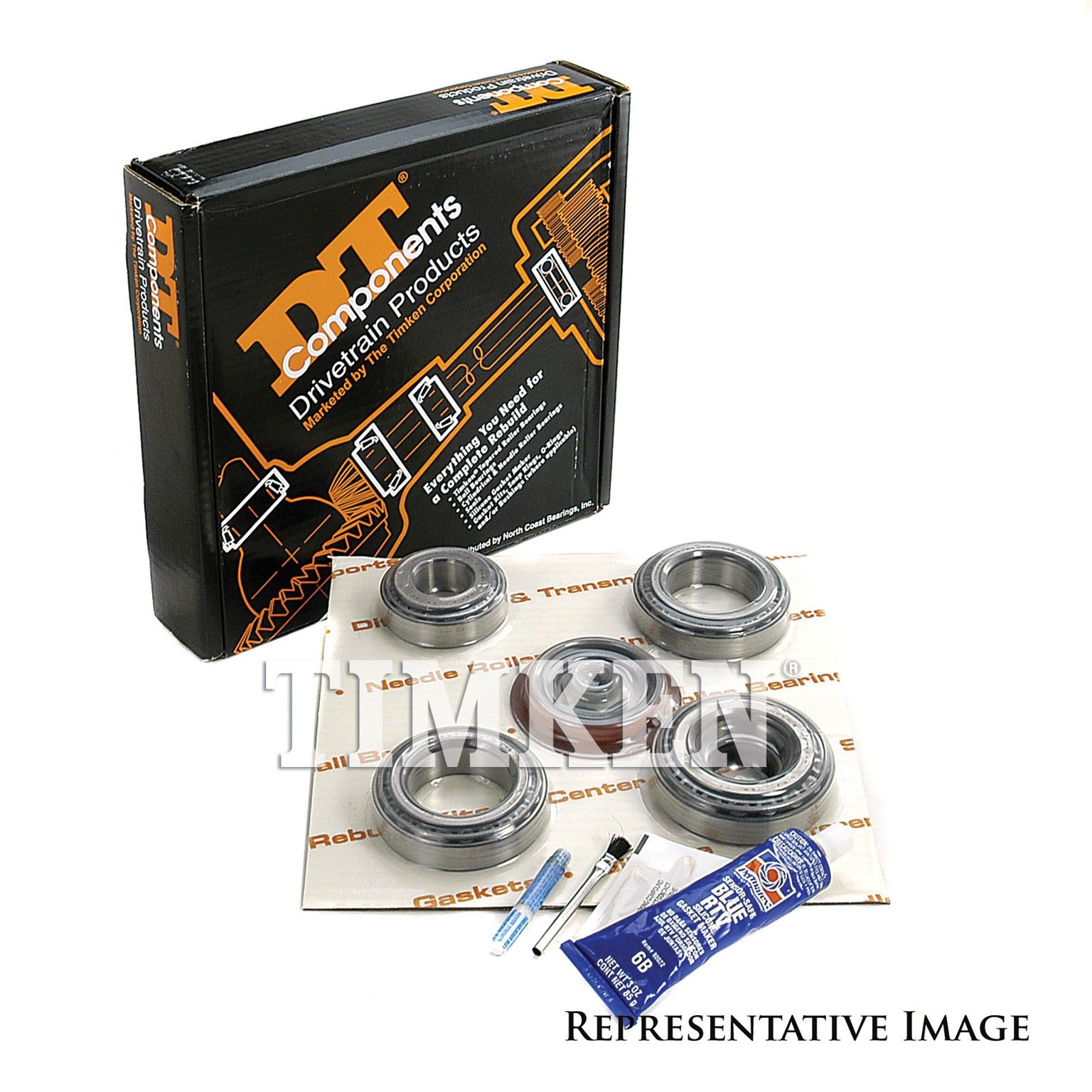 2002-2007 Chevrolet Avalanche Axle Differential Bearing and Seal Kit Timken