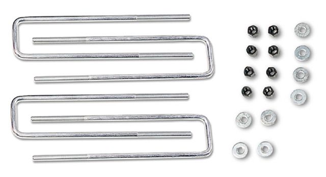1981-1993 Dodge W250 Leaf Spring Axle U-Bolt Kit - Rear (Tuff Country)