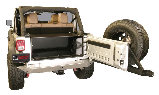 2011-2017 Jeep Wrangler Cargo Area Security Enclosure (Tuffy Security)