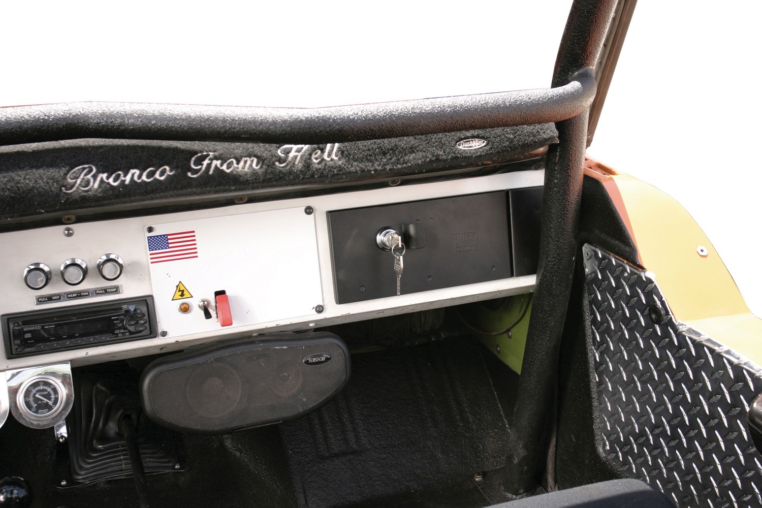1977, 1976, 1975, 1974, 1973, 1972, 1971, 1970, 1969, 1968, 1967, 1966 Ford Bronco Glove Box