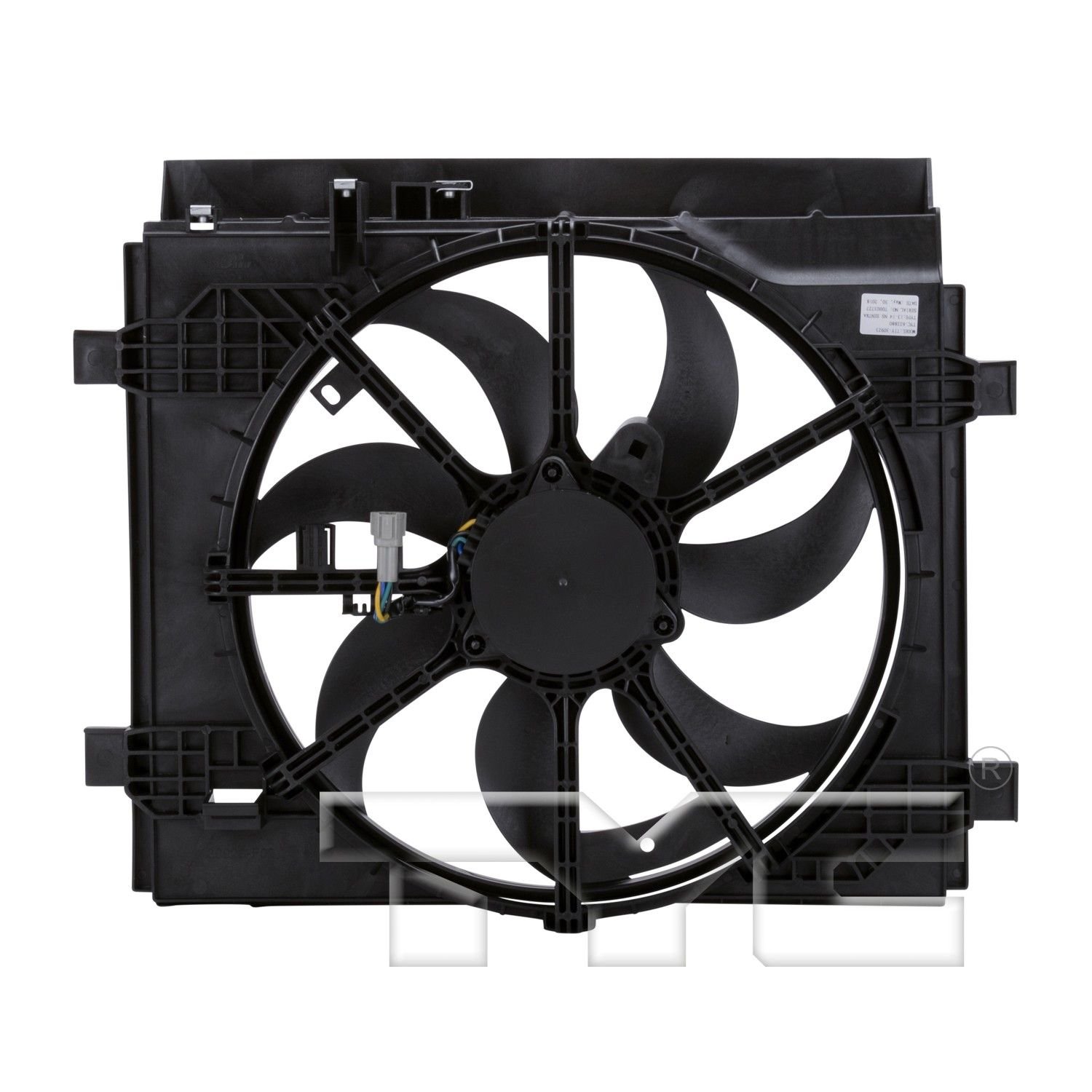 Dual Radiator Condenser Cooling Fan Assembly For Nissan Sentra 1.6 L4
