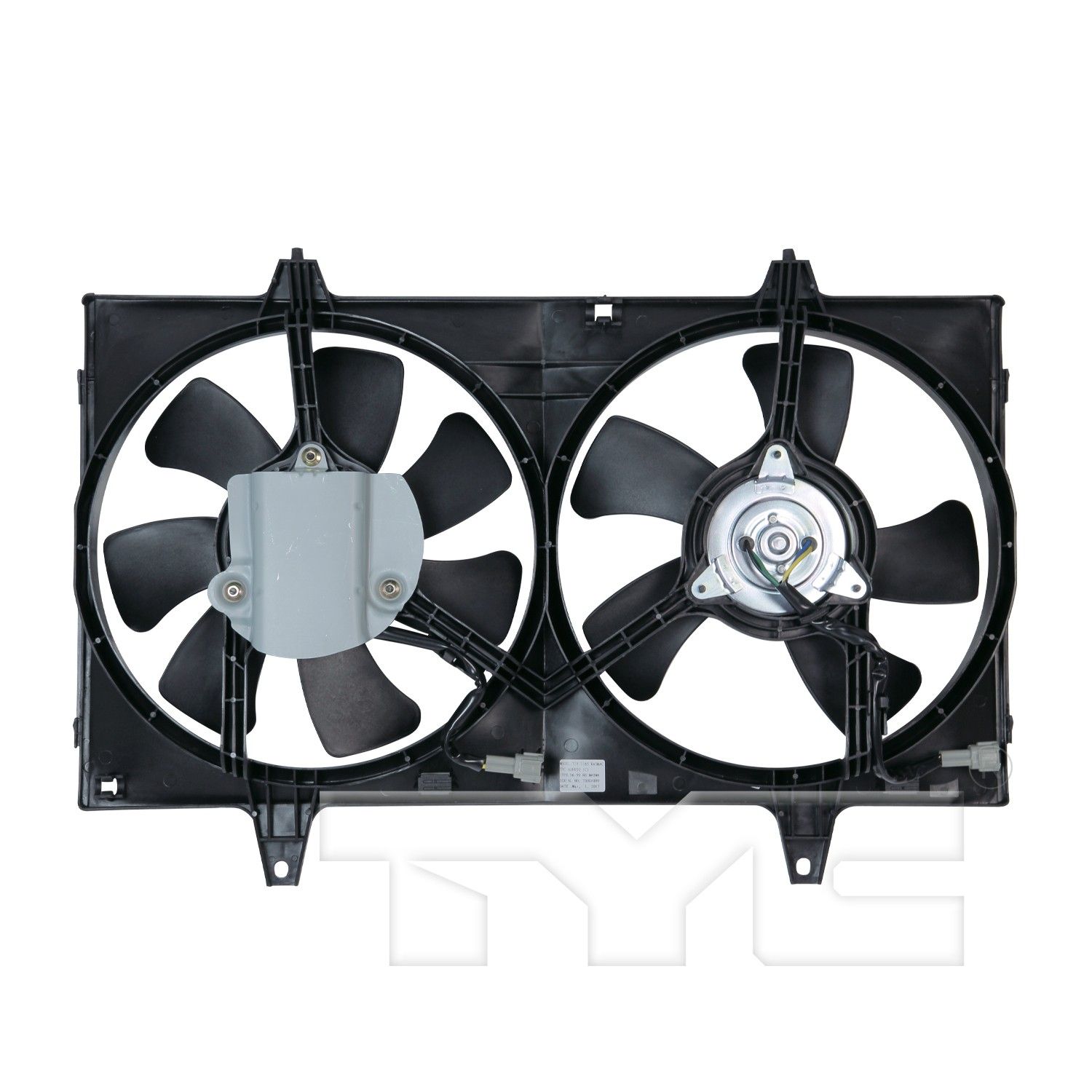 TYC 621100 Chevrolet Cobalt Replacement Radiator//Condenser Cooling Fan Assembly