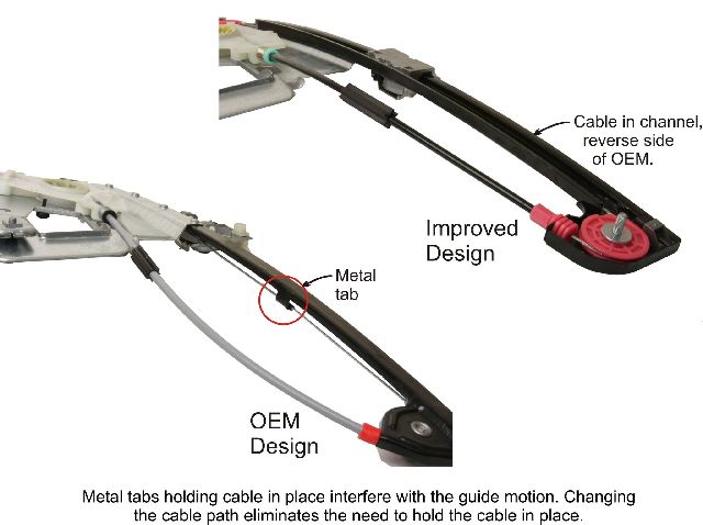1997-2000 BMW 528i Window Regulator - Front Left (URO Parts)
