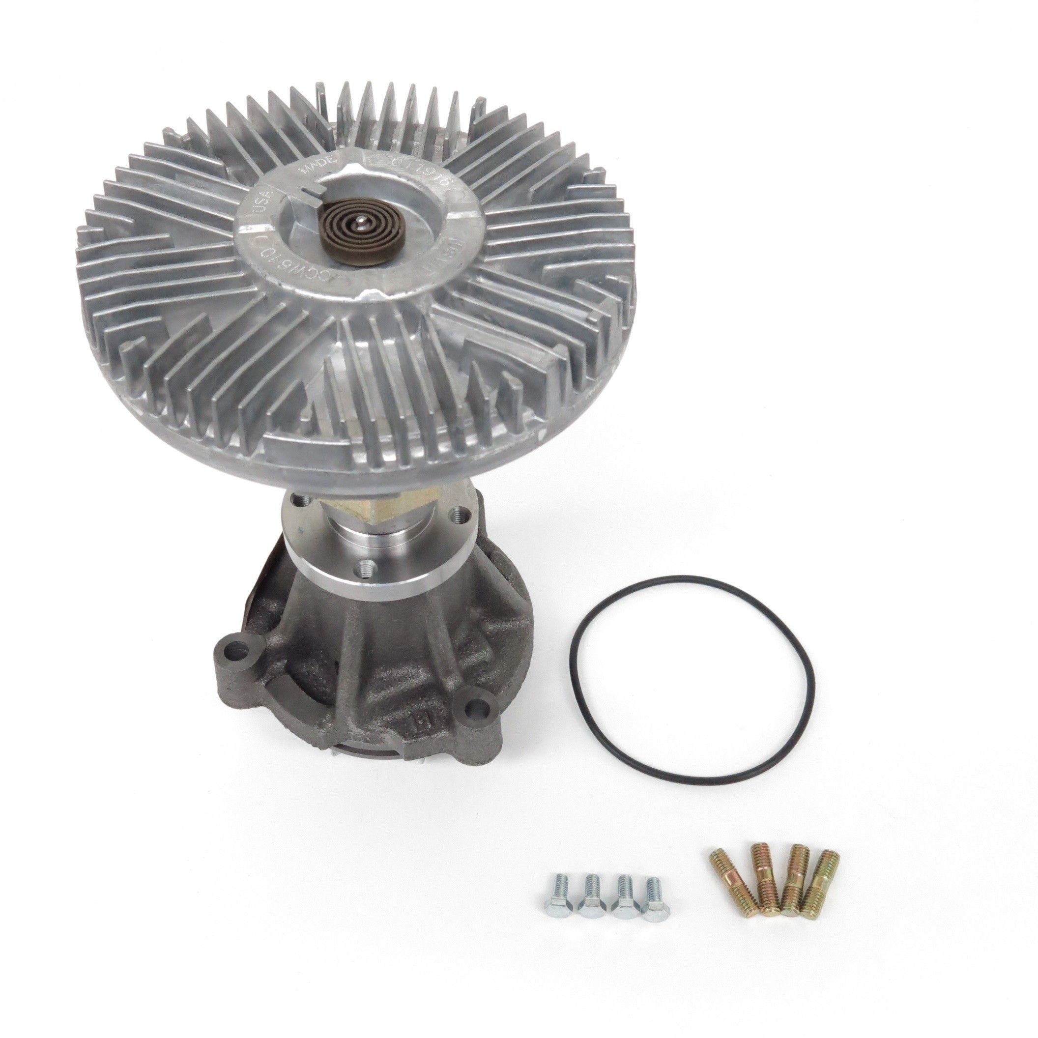 2005, 2004, 2003, 2002, 2001, 2000 Ford Excursion Club Wagon Engine Water Pump with Fan Clutch
