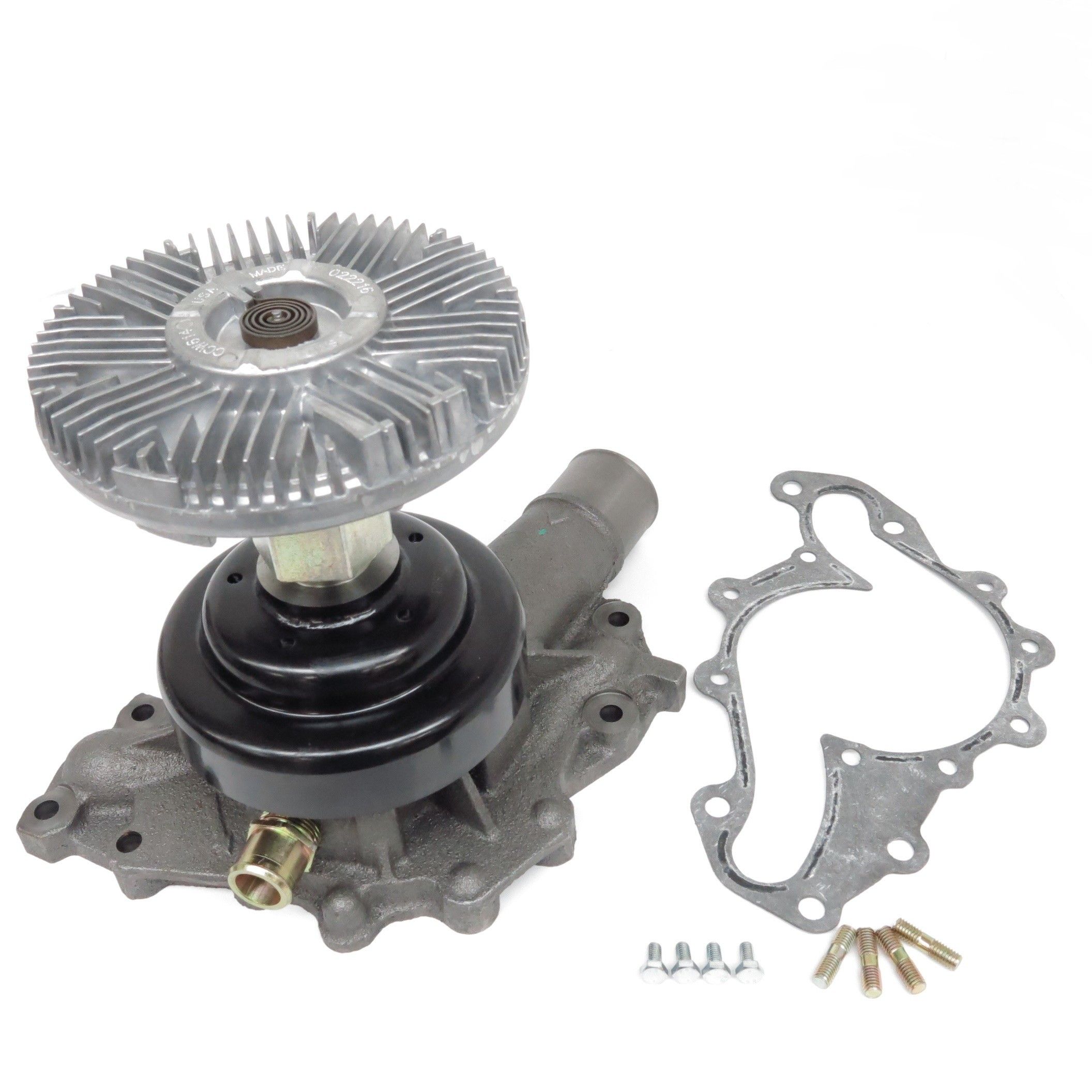 1999 GMC P3500 Suburban Engine Water Pump with Fan Clutch