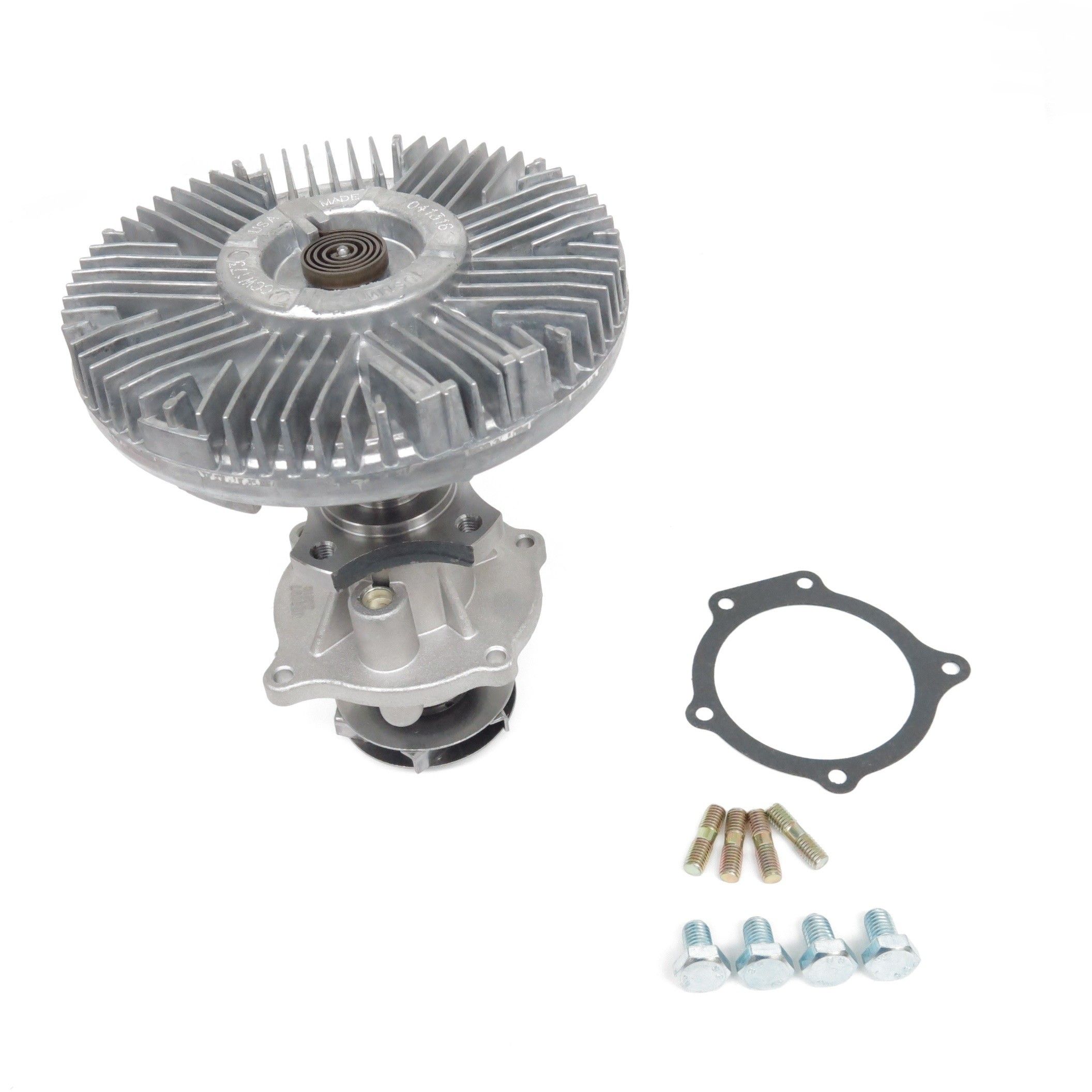 2010, 2009 Hummer H3T Engine Water Pump with Fan Clutch