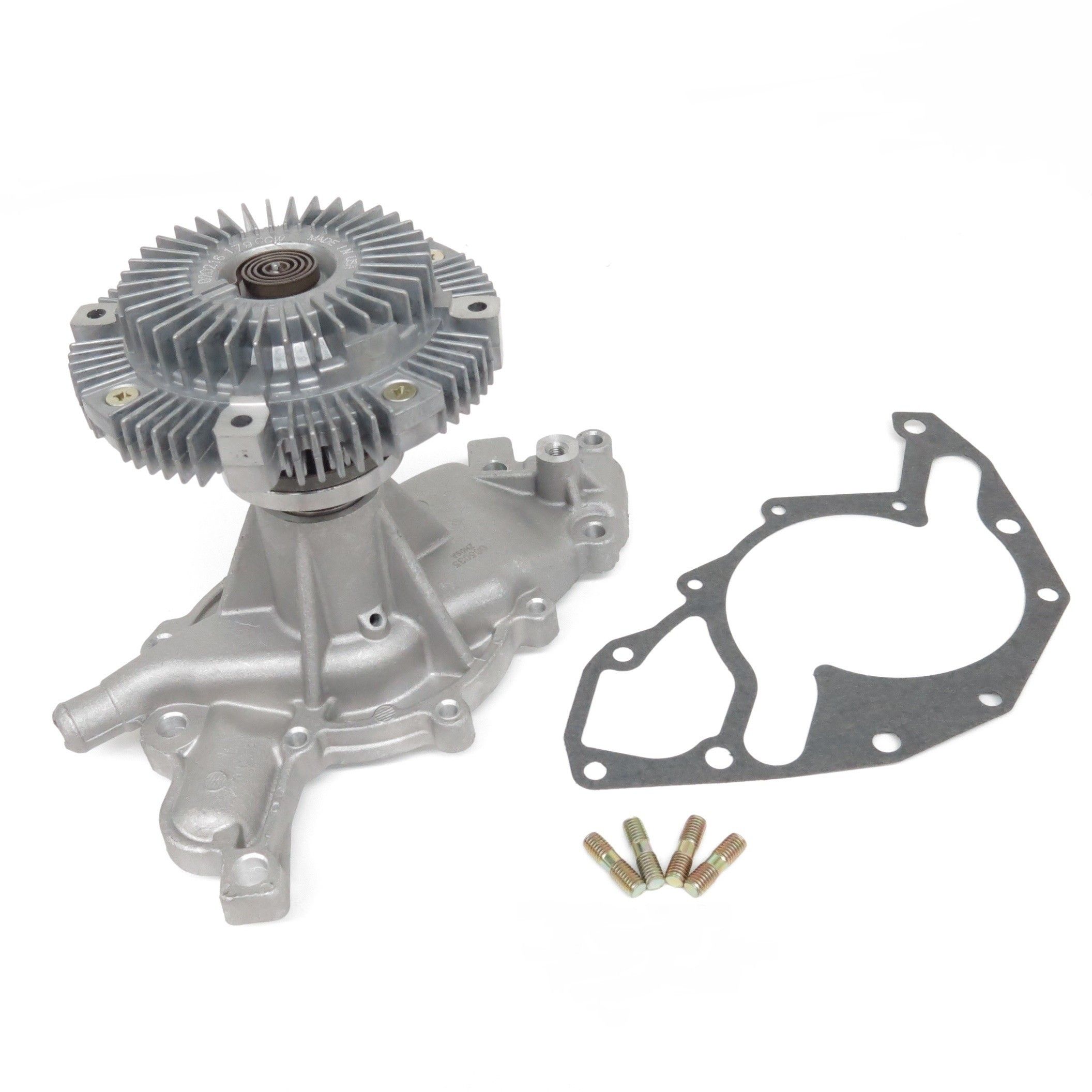 1990, 1989, 1988, 1987 GMC S15 Engine Water Pump with Fan Clutch