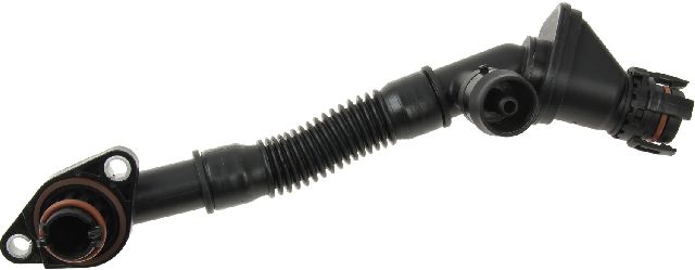 2008-2014 BMW X6 Engine Crankcase Breather Hose - Cylinder Head Cover (Right) To Connector (Vaico)