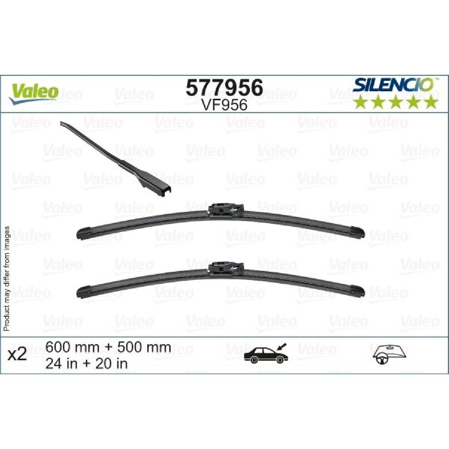 2023, 2022, 2021, 2020, 2019, 2018 BMW X2 Wiper Blade Set