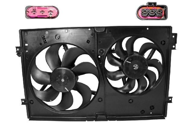 2008 Volkswagen GTI Engine Cooling Fan Assembly - Left or Right (Vemo)